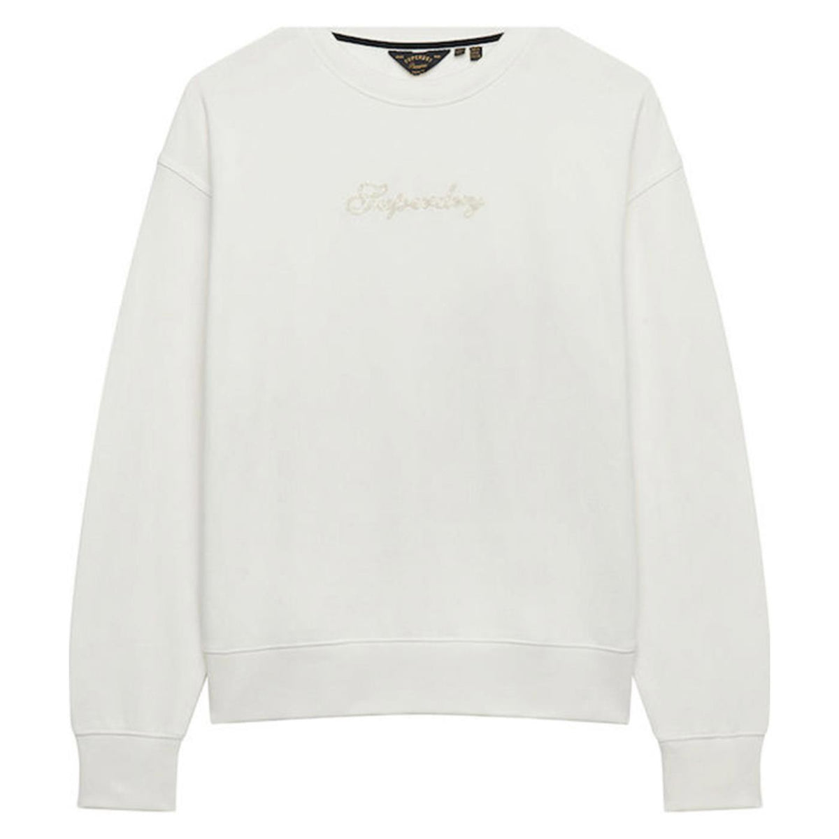 SUPERDRY SCRIPT BRAND LOOSE CREW - Grigio chiaro - vista 4