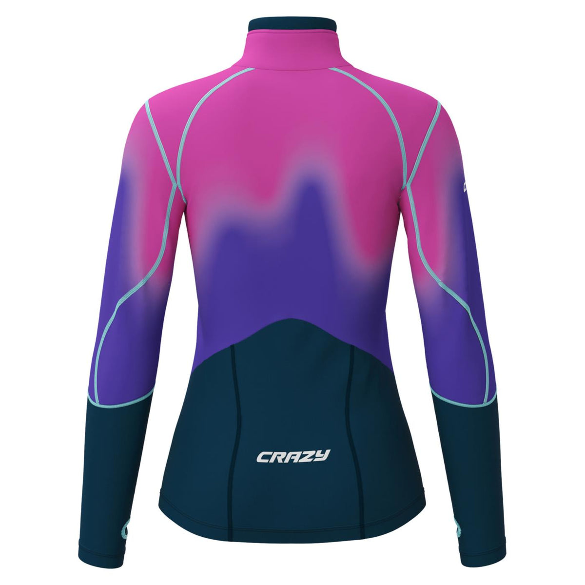 CRAZY IDEA PULL OXYGEN PRINTED WOMAN - seconda immagine