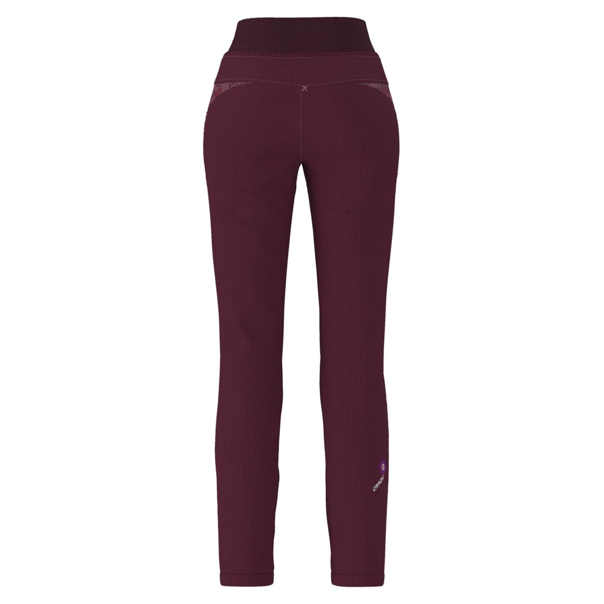 CRAZY IDEA PANT ARIA WOMAN - Bordeaux - vista 2