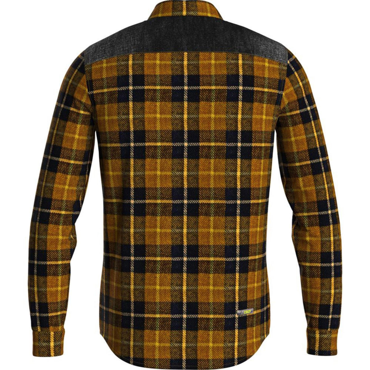 CRAZY IDEA SHIRT LUMBERJACK - Giallo - vista 2