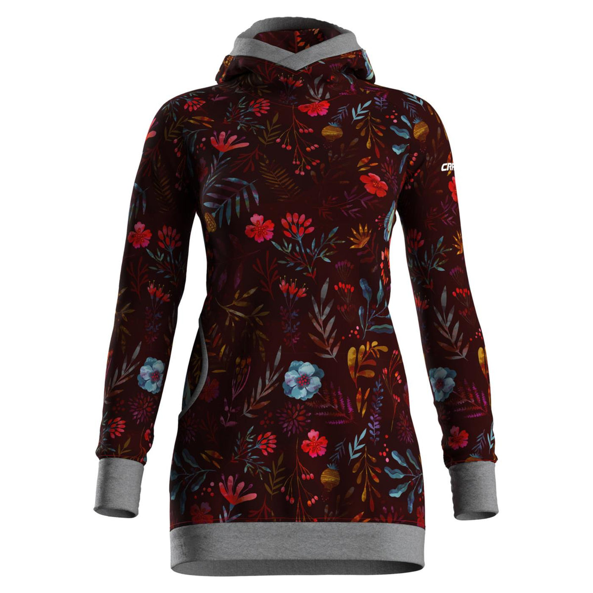 CRAZY IDEA DRESS SPRITZ WOMAN - Bordeaux - immagine principale