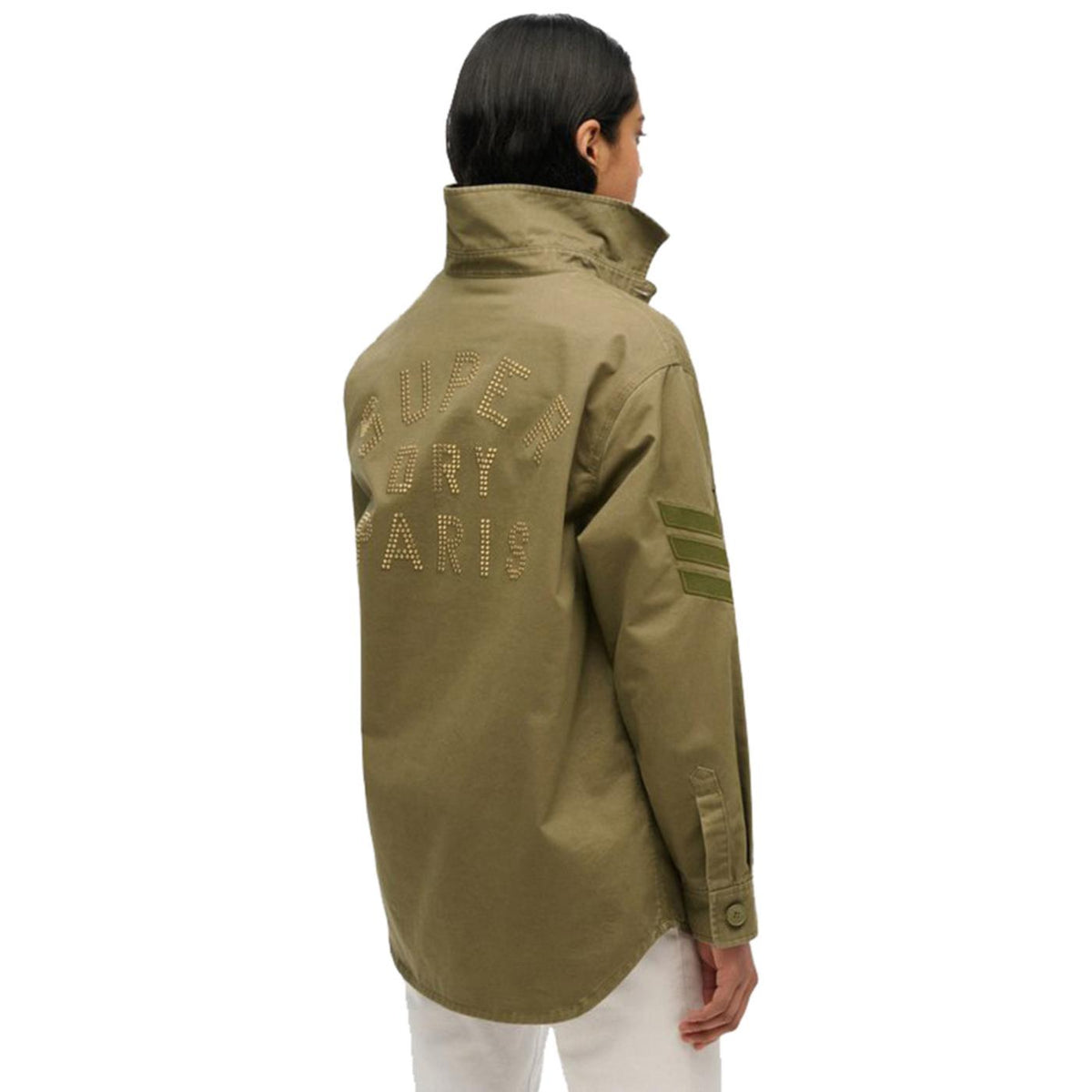 SUPERDRY W MILITAR OVERSIZED SHIRT - seconda immagine