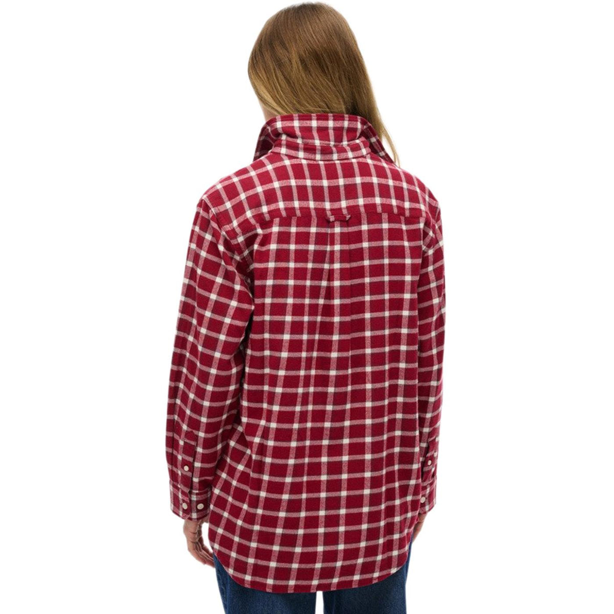 SUPERDRY CHECK FLANNEL W SHIRT - Rosso - vista 2