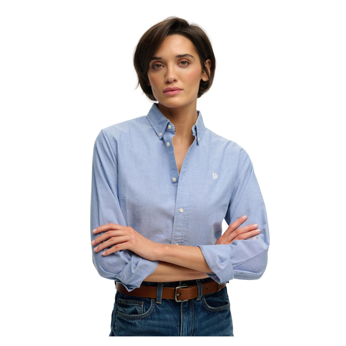 SUPERDRY SLIM OXFORD BD LS W SHIRT