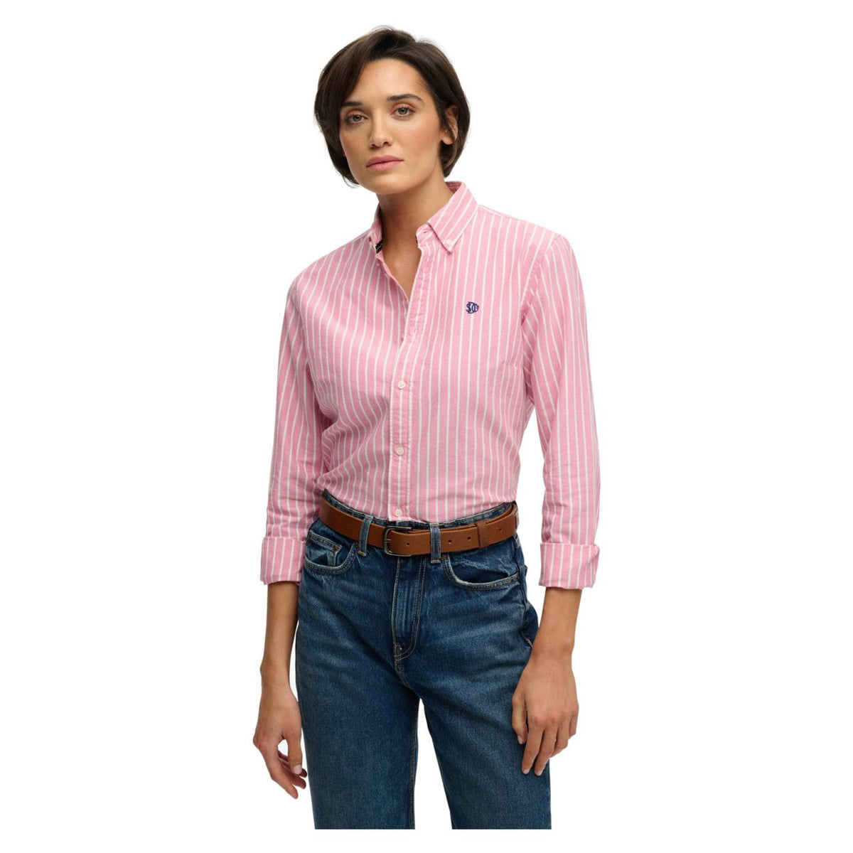 SUPERDRY SLIM OXFORD BD LS W SHIRT