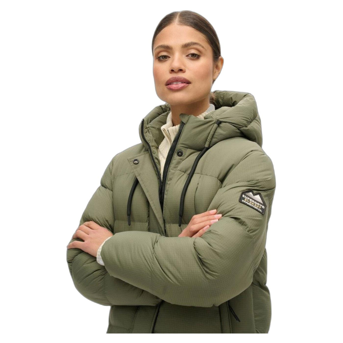 SUPERDRY RIPSTOP LONGLINE PUFFER W - vista 4
