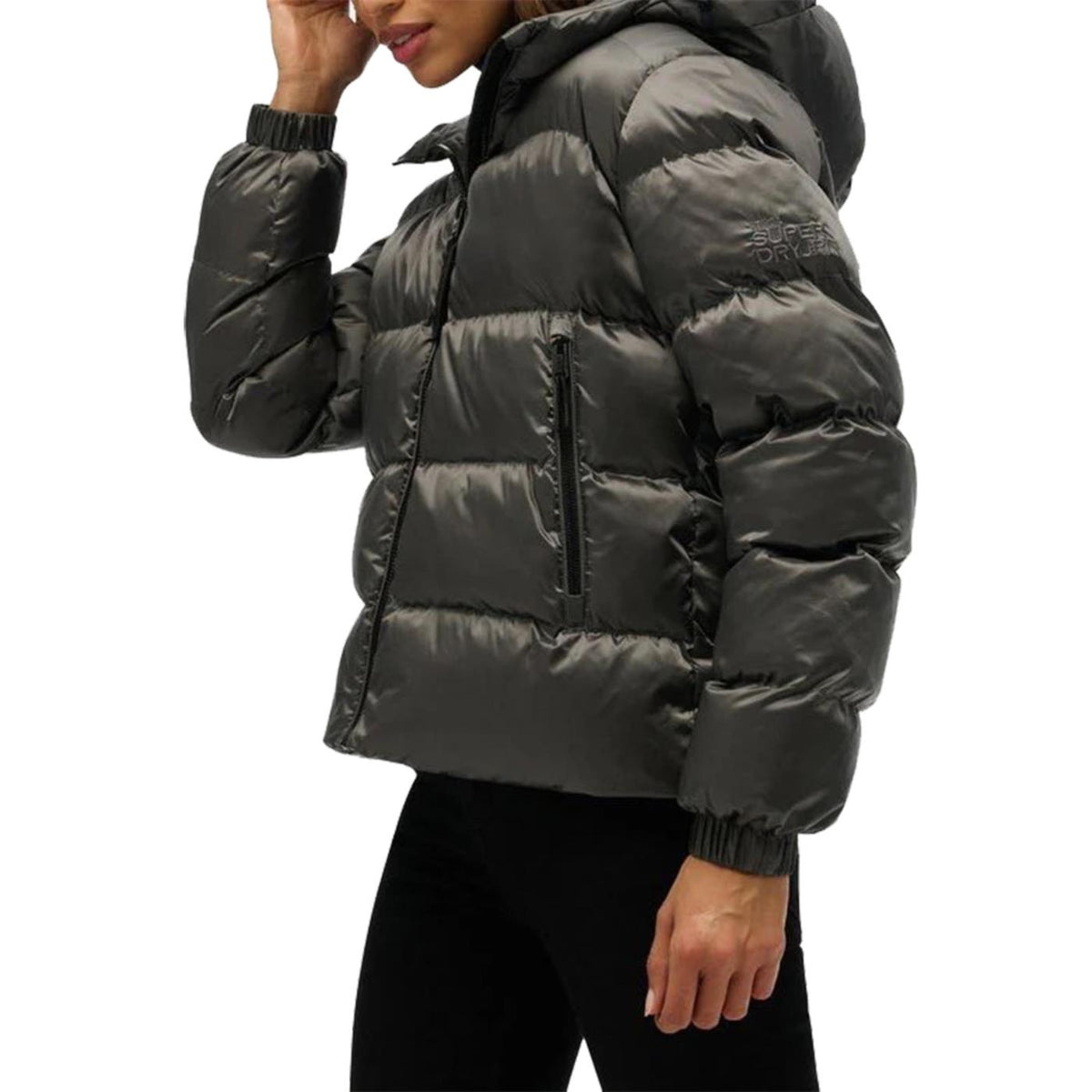 SUPERDRY HOODED LUXE SPORTS PUFFER - vista 5
