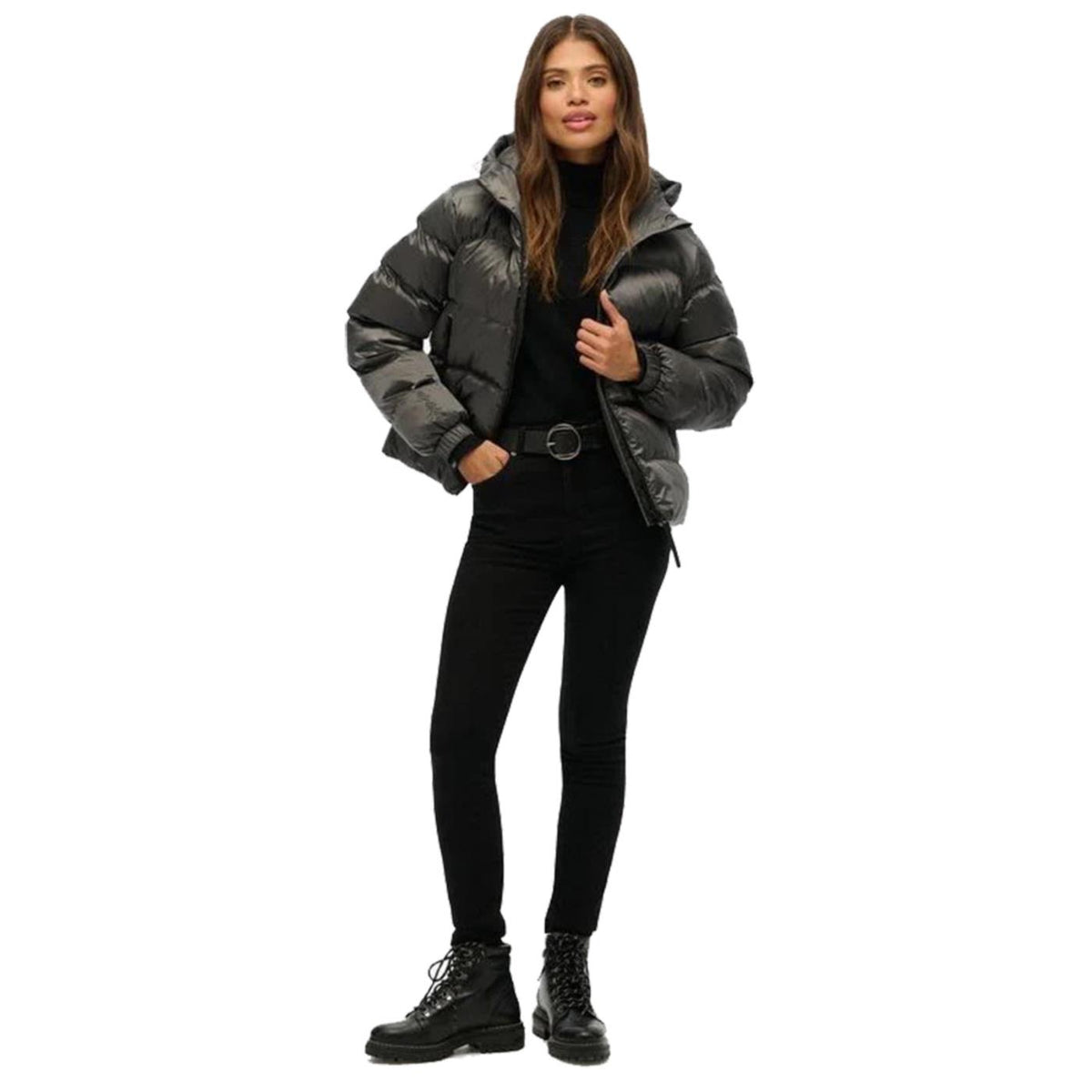 SUPERDRY HOODED LUXE SPORTS PUFFER - vista 6