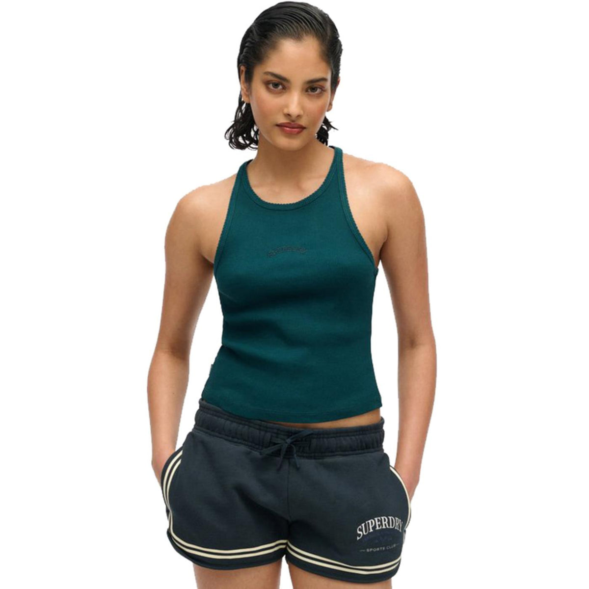 SUPERDRY ESSENTIAL LOGO RACER VEST - seconda immagine