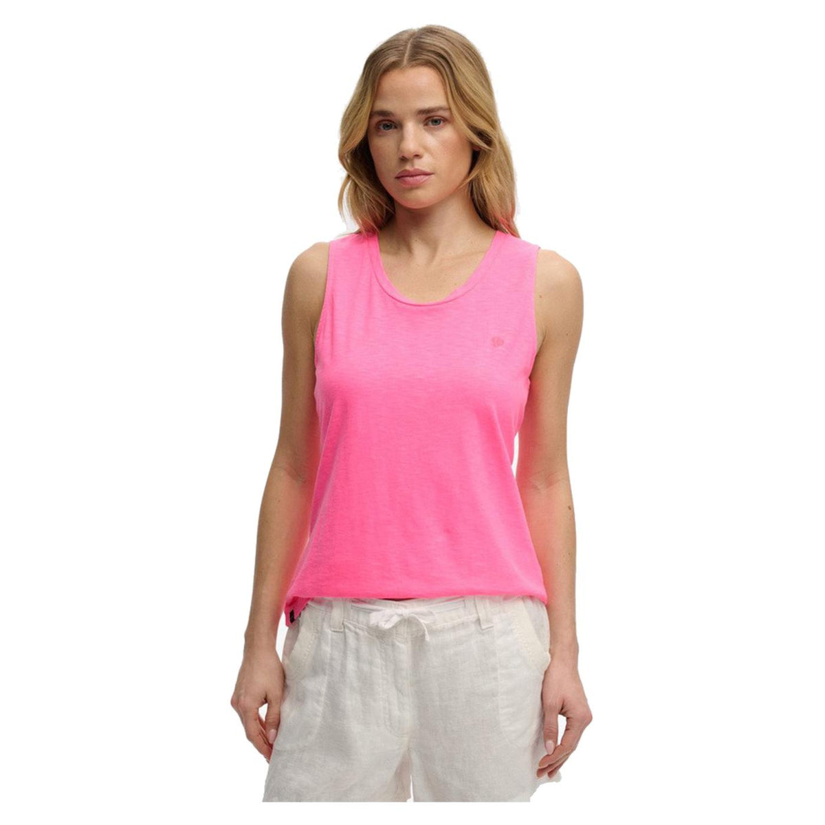SUPERDRY SCOOP NECK TANK - Fucsia - immagine principale