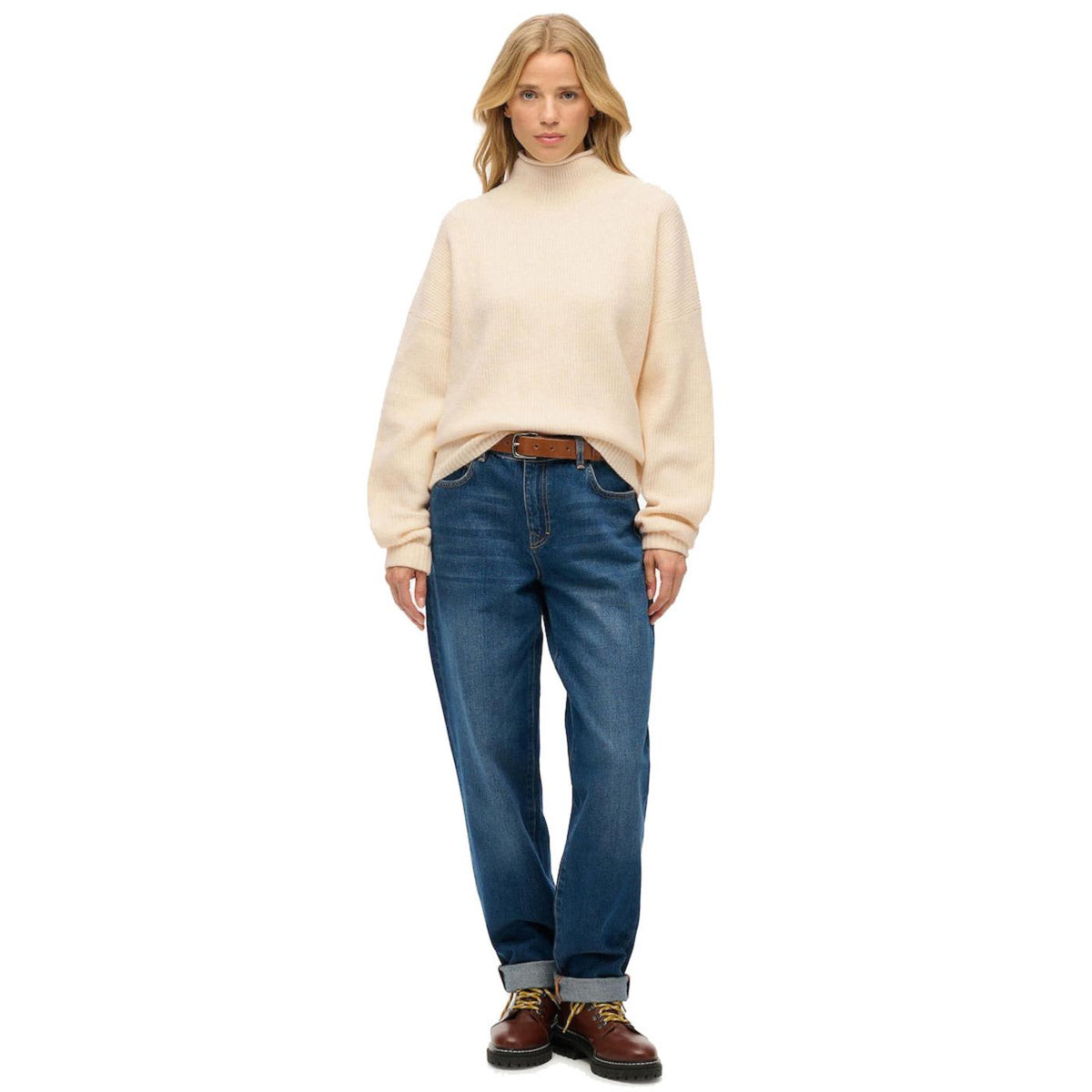 SUPERDRY SLOUCHY MOCK JUMPER WOMAN - vista 3
