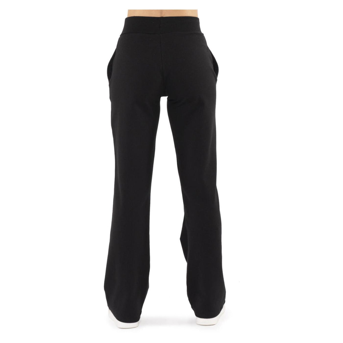 LEONE FLARED PANTS W FLEECE STR - Nero - vista 2