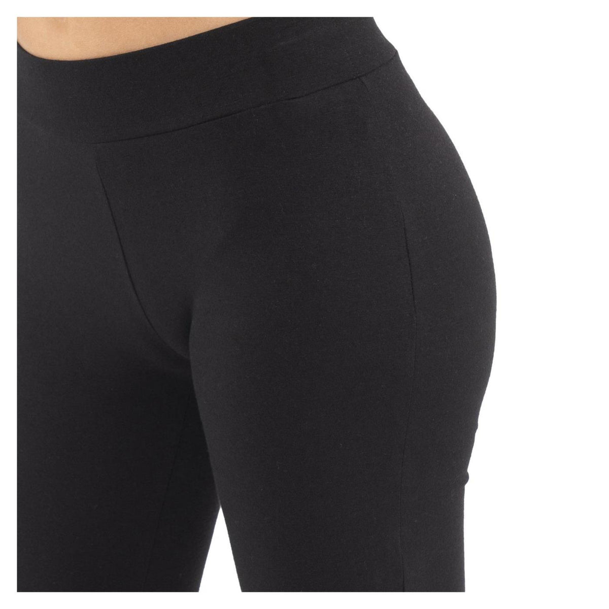 LEONE FLARED LEGGINGS STRETCH - Nero - vista 3