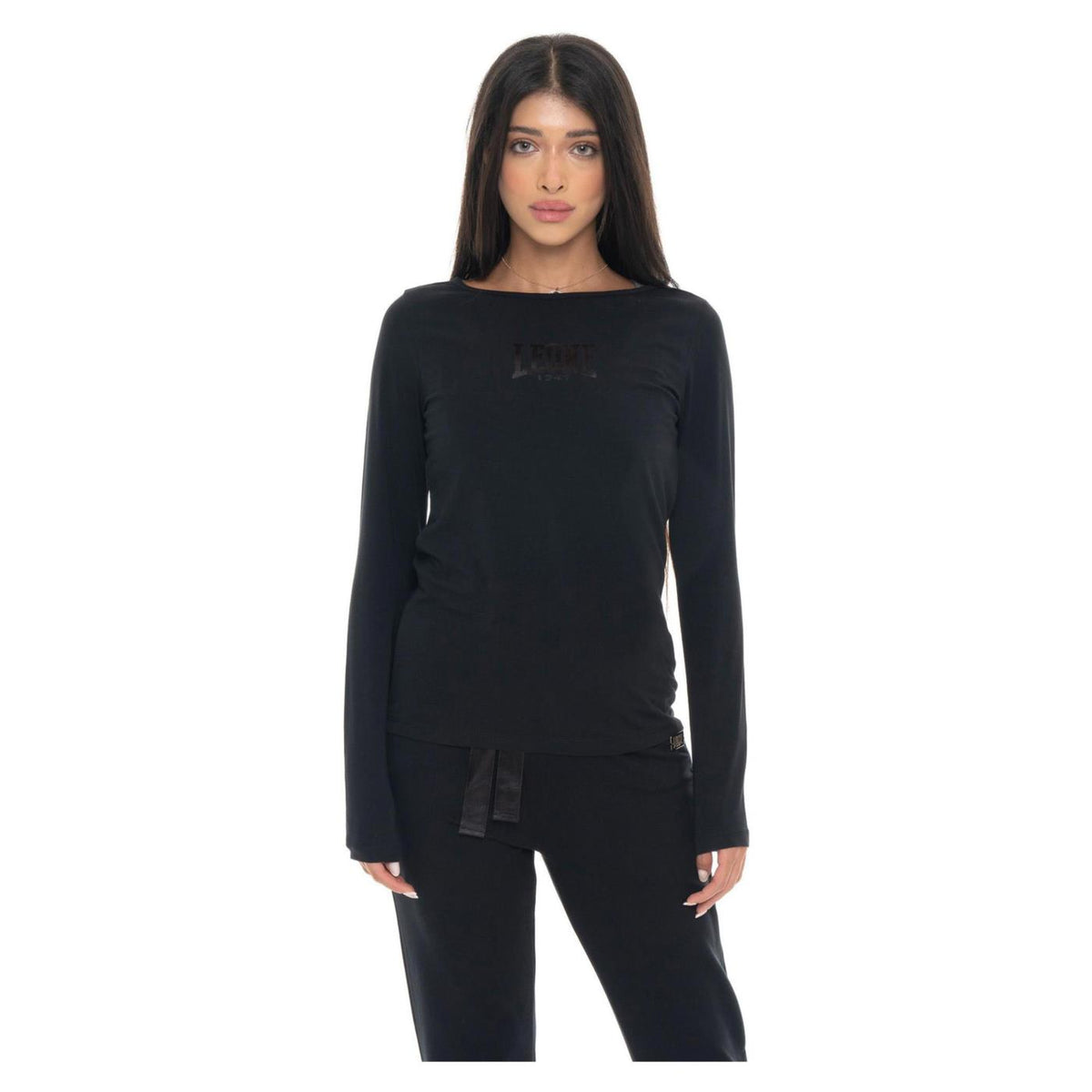 LEONE T-SHIRT LS W STRETCH - Nero - immagine principale