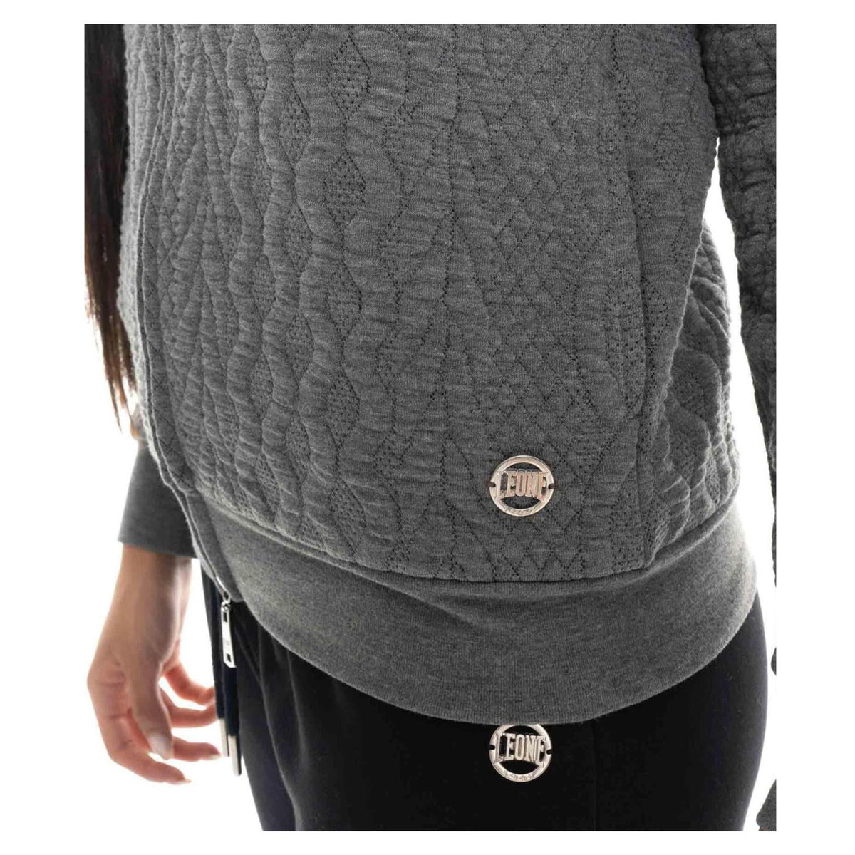LEONE FELPA W FZH WARM TOUCH - vista 3