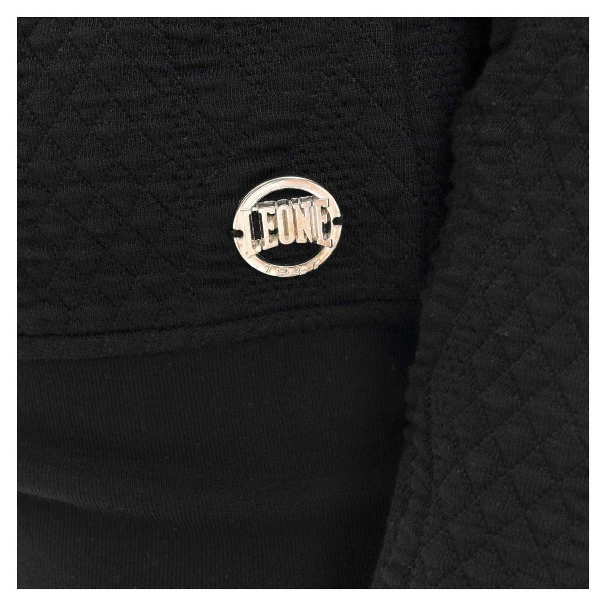 LEONE FELPA W FULL ZIP BRAID - Nero - vista 3