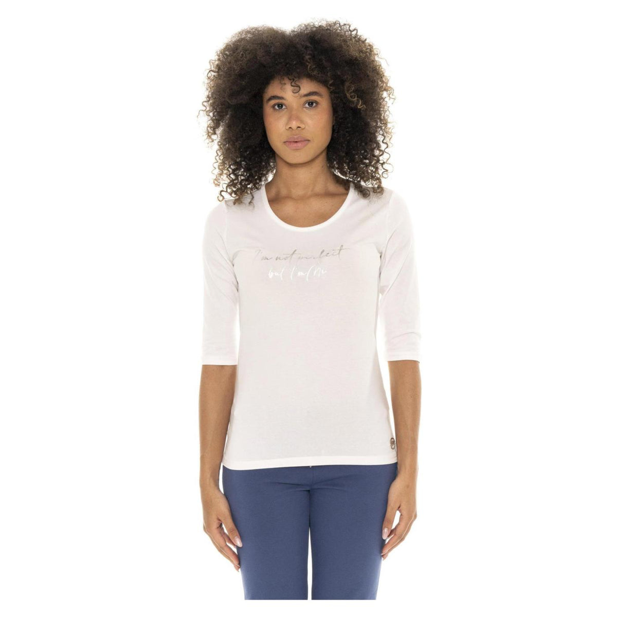 LEONE T-SHIRT W MC STR BRAID - Bianco - immagine principale
