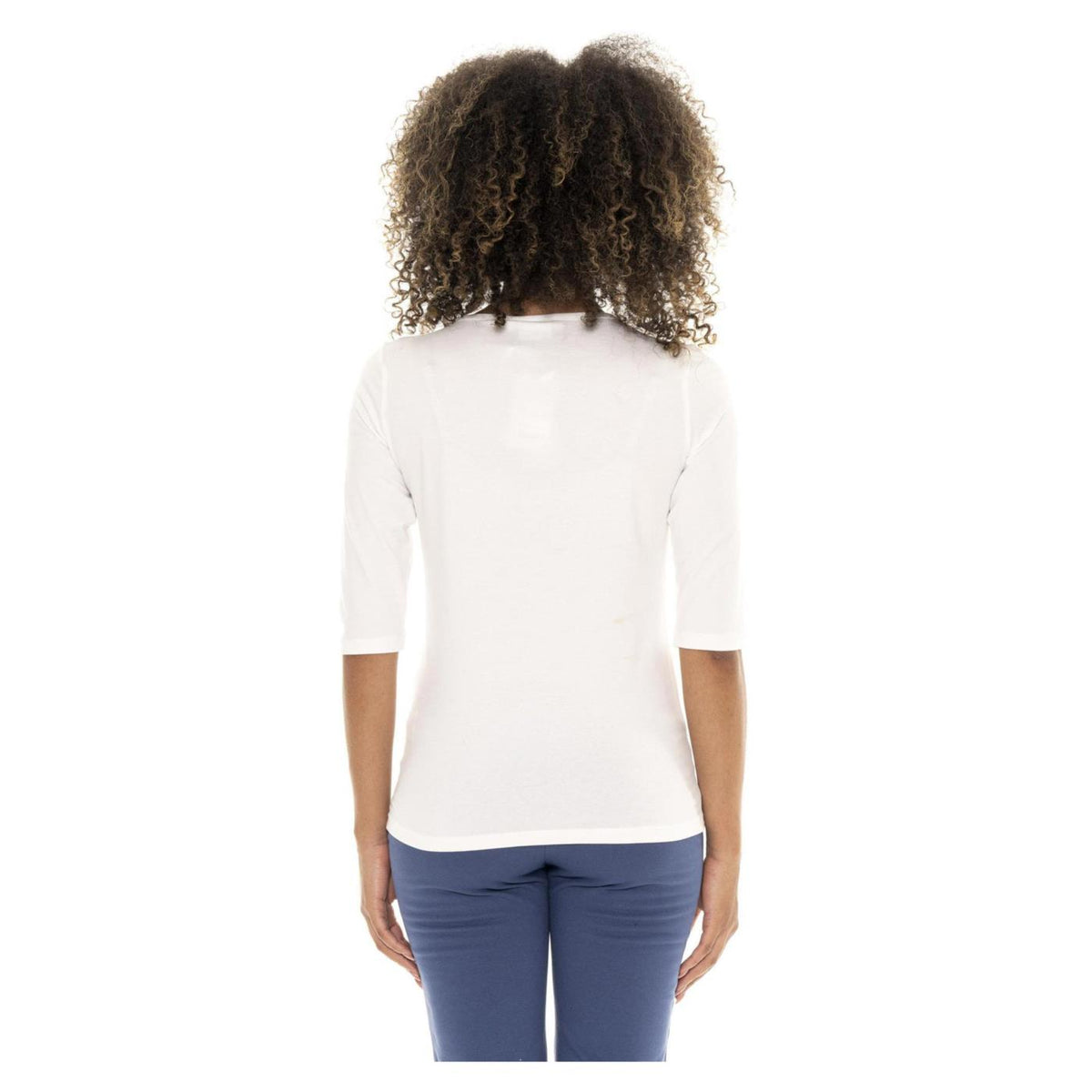 LEONE T-SHIRT W MC STR BRAID - Bianco - vista 2