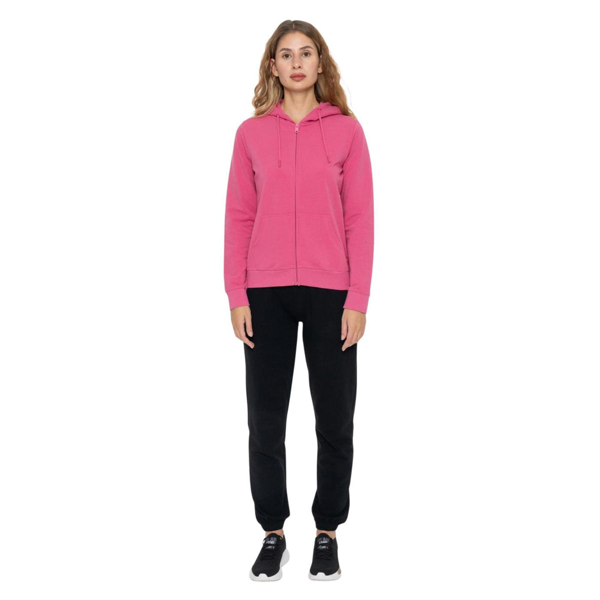 LEONE TUTA W FULL ZIP CAPPUCCIO - Fucsia - immagine principale