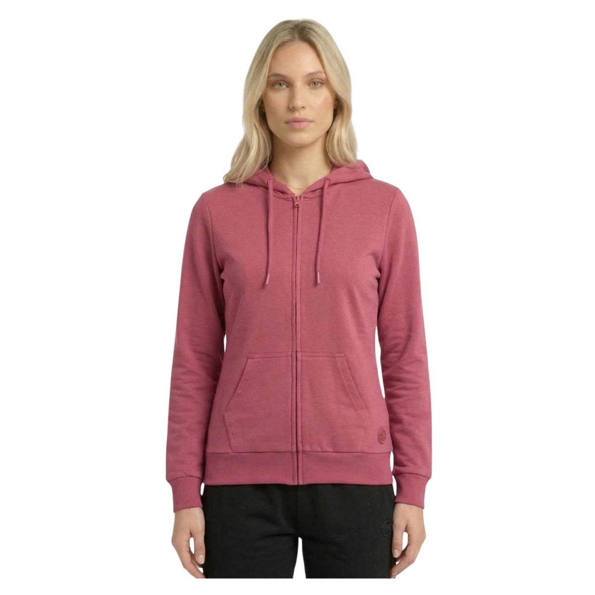 LEONE FELPA W FZ HOODIE STRETCH - Bordeaux - immagine principale