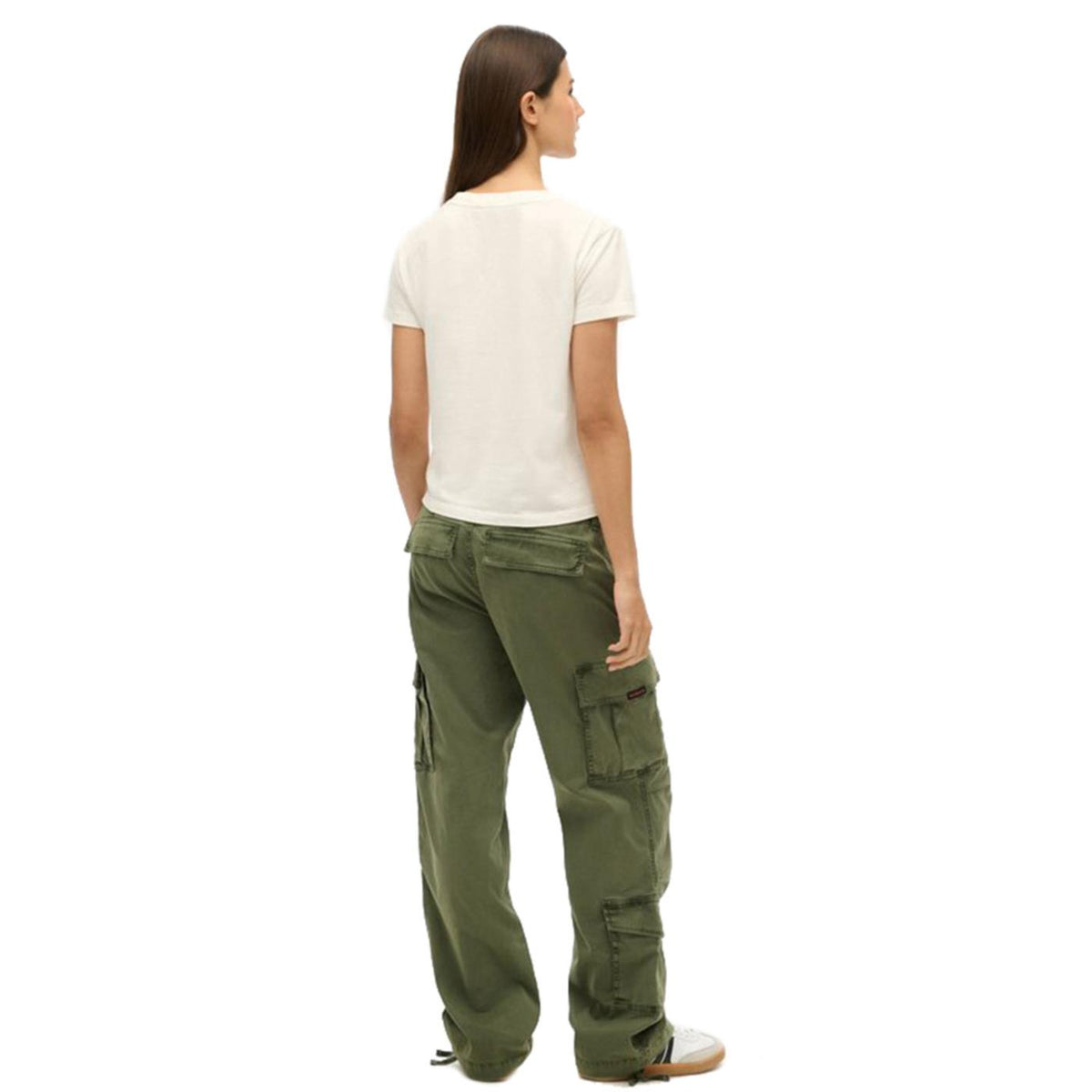 SUPERDRY W LOW RISE STRAIGHT CARGO