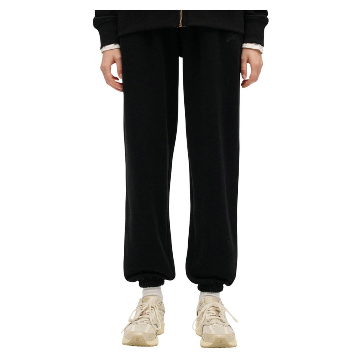 SUPERDRY ESSENTIAL LOGO JOGGER W - Nero - vista 2