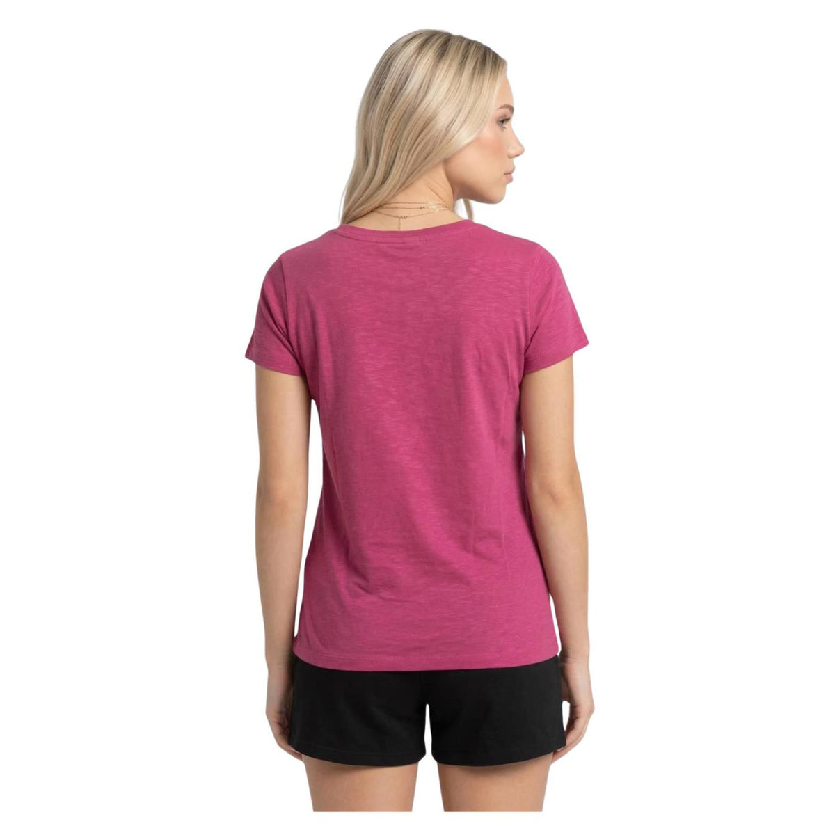 LEONE T-SHIRT W SLUB JERSEY - Fucsia - vista 2