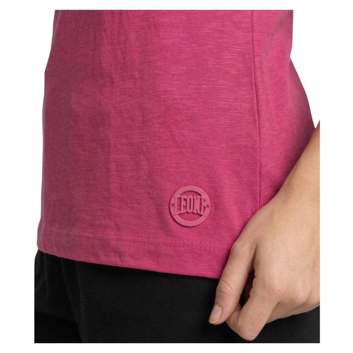 LEONE T-SHIRT W SLUB JERSEY - Fucsia - vista 4
