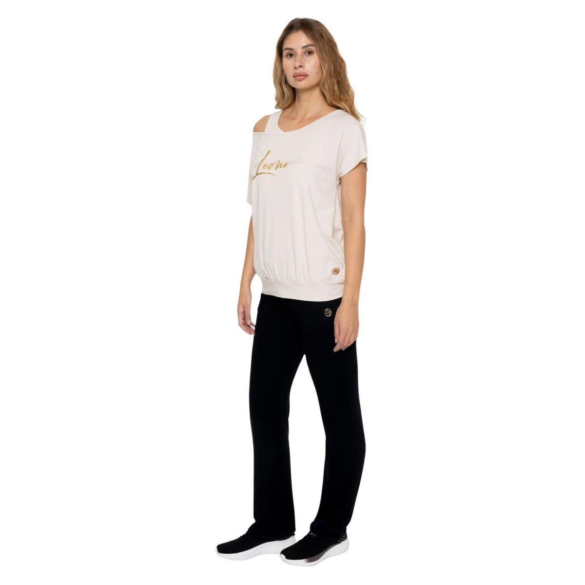 LEONE T-SHIRT CANOTTA CLASSY - Beige - vista 4