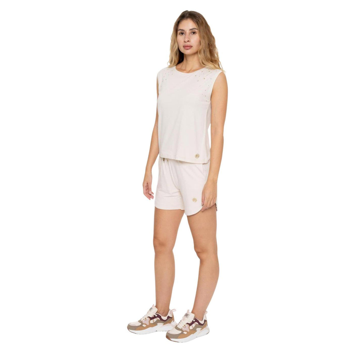LEONE T-SHIRT SMANICATA CLASSY - Beige - vista 4