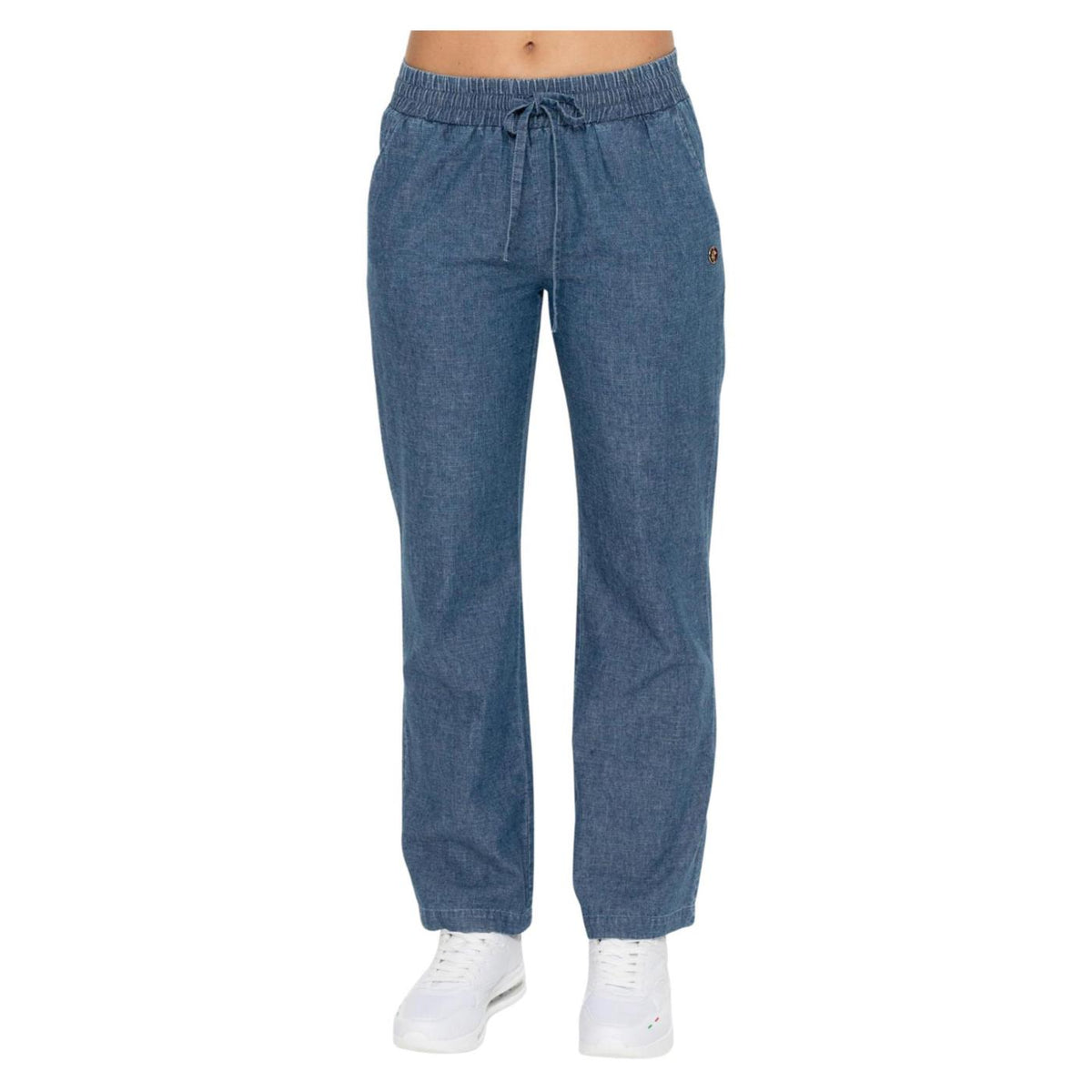 LEONE PANTALONI IN CHAMBRAY