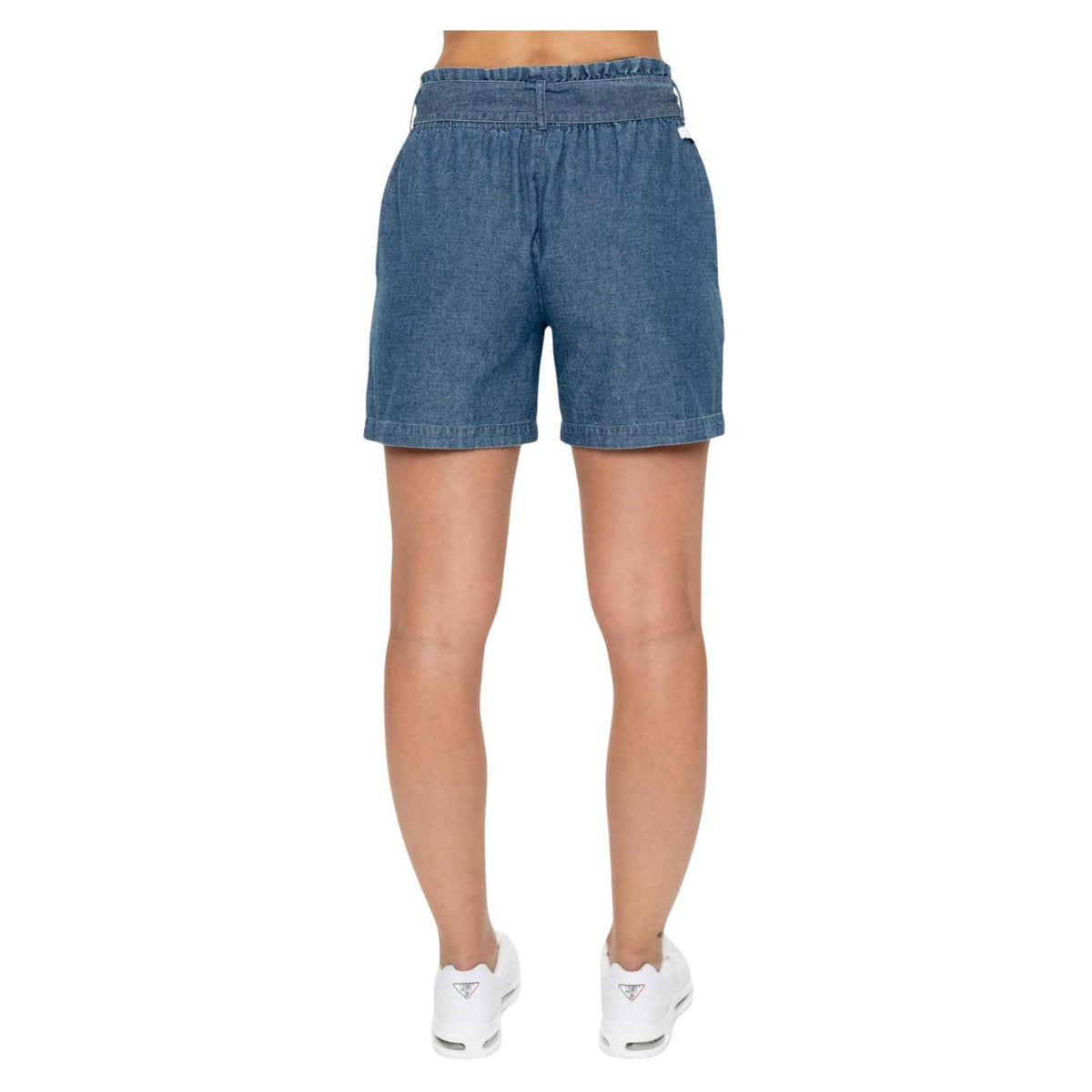 LEONE BARMUDA IN CHAMBRAY - Denim - vista 2
