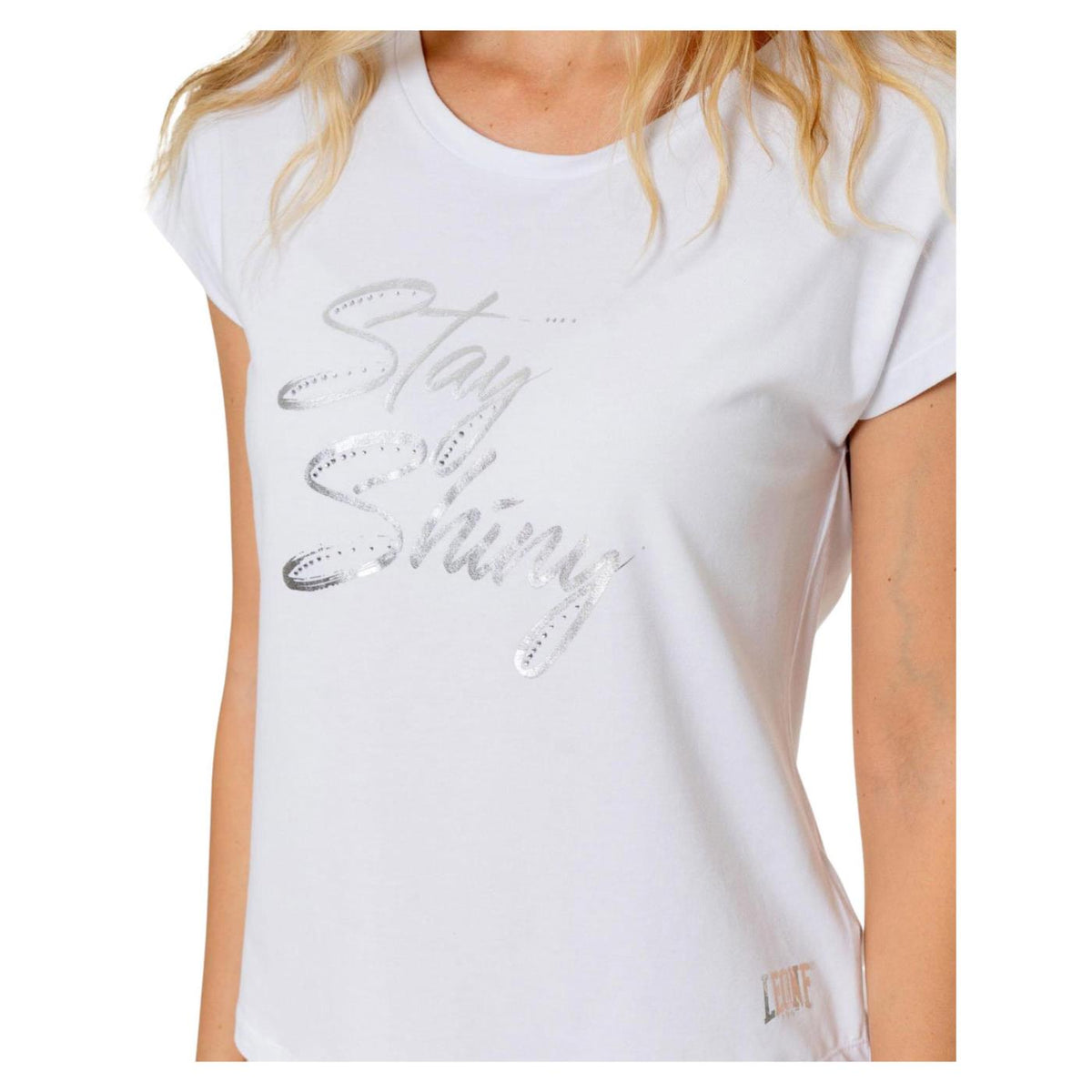 LEONE T-SHIRT BIG LOGO CLASSY - Bianco - vista 3