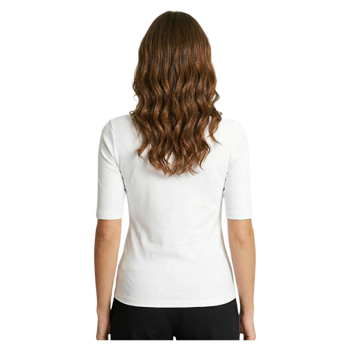 LEONE T-SHIRT 3/4 MODAL CLASSY - Bianco - vista 3