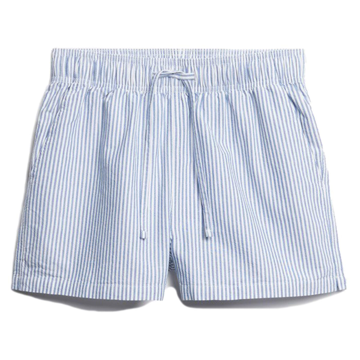SUPERDRY COTTON STRIPE EL SHORT - Azzurro - vista 3