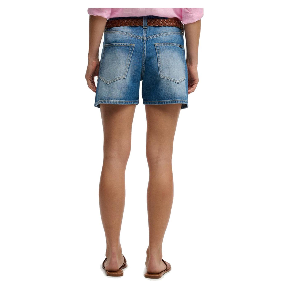 SUPERDRY MID RISE DENIM SHORT - seconda immagine