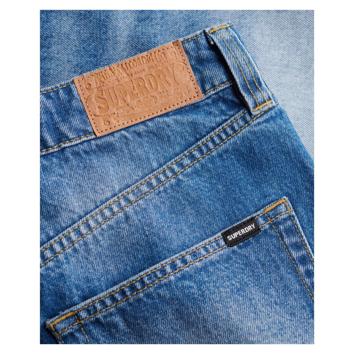 SUPERDRY MID RISE DENIM SHORT - Denim - vista 3
