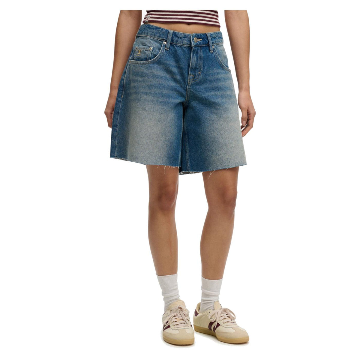 SUPERDRY MID RISE BAGGY SHORT