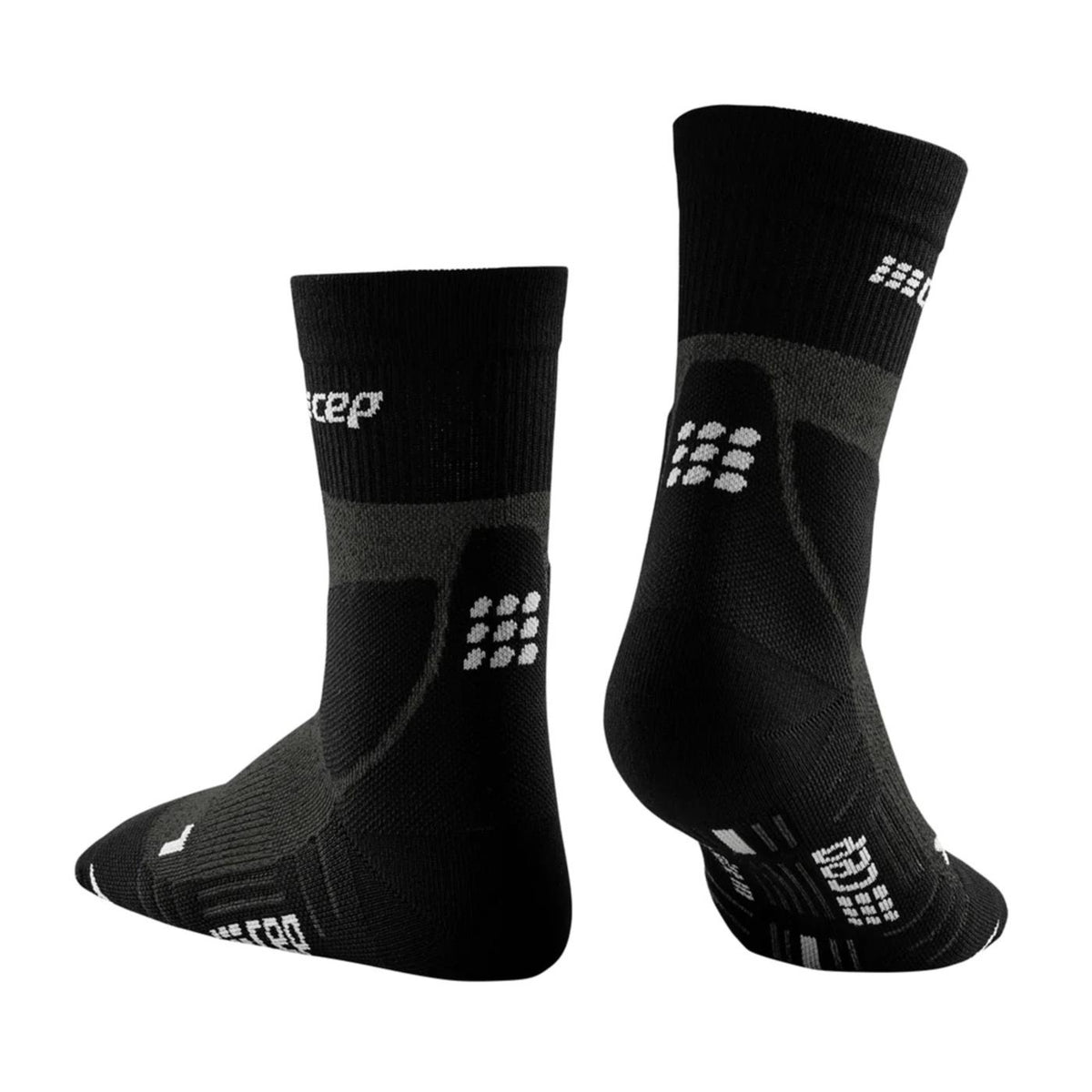 CEP HIKING MERINO MID CUT - Nero - vista 2