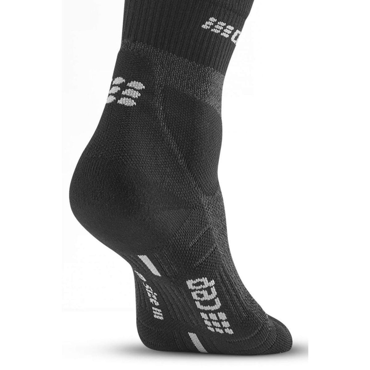 CEP HIKING MERINO MID CUT - Nero - vista 3