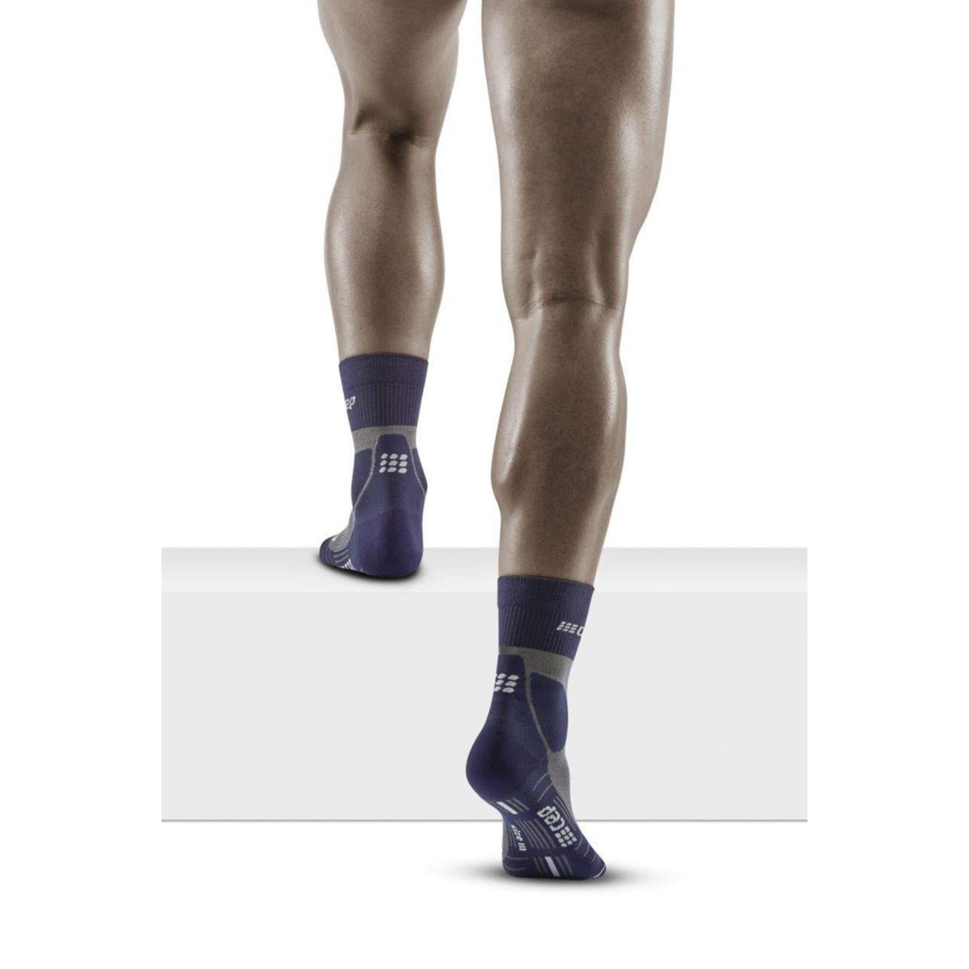 CEP HIKING MERINO MID CUT - Blu - vista 2