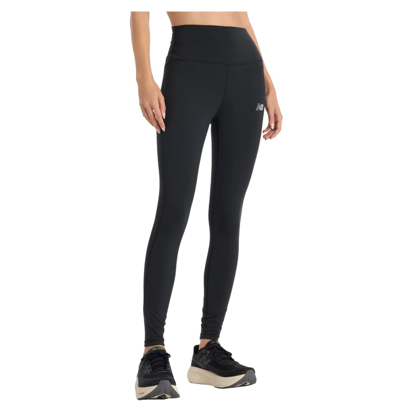 NEW BALANCE SLEEK HIGH RISE LEGGING - Nero - immagine principale