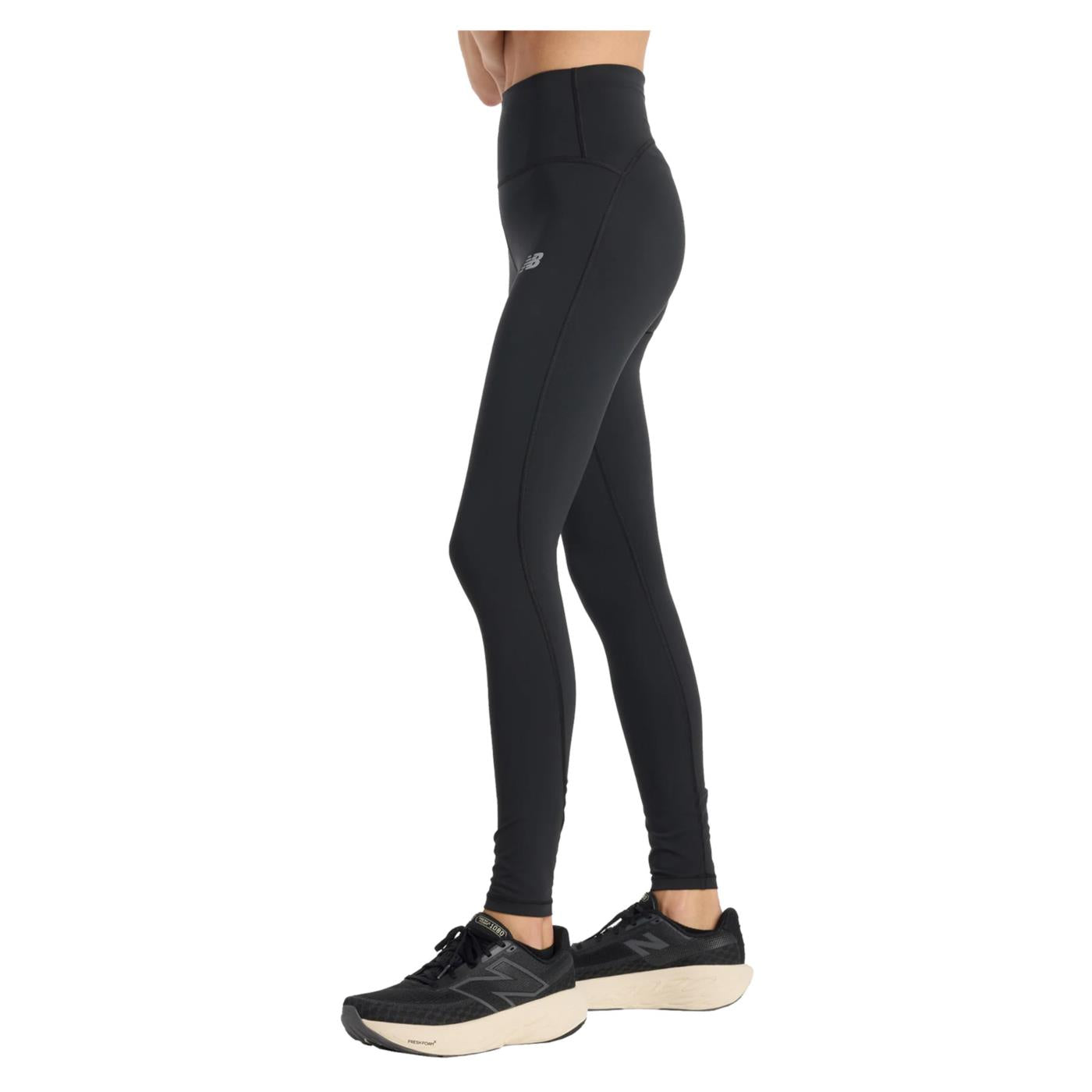 NEW BALANCE SLEEK HIGH RISE LEGGING - Nero - vista 3