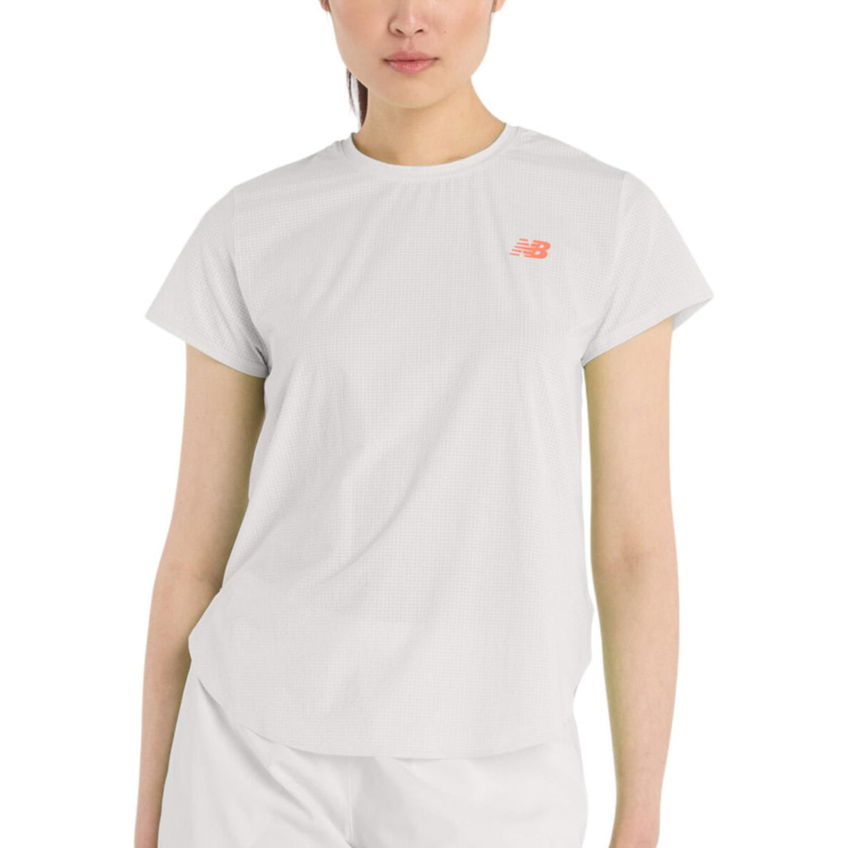 NEW BALANCE RACE DAY UL W TEE - Grigio chiaro - immagine principale