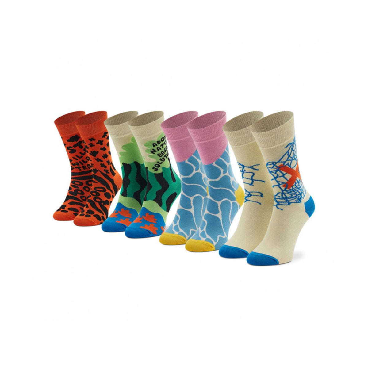 HAPPY SOCKS WWF 4-PACK GIFT SET - Multicolor - immagine principale