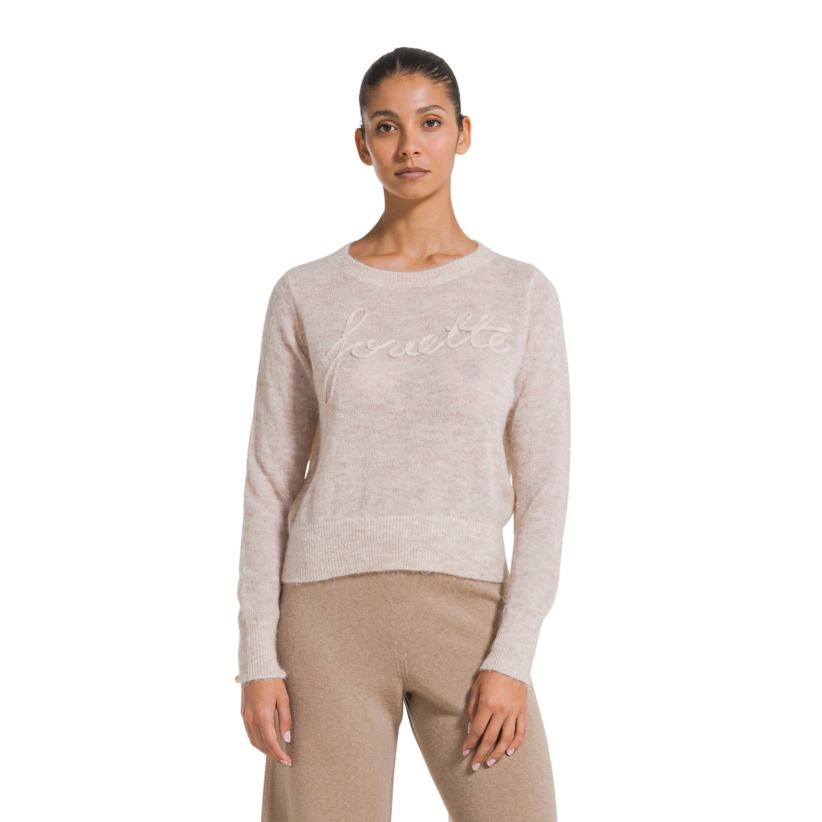 DEHA MAGLIA GIROCOLLO - Beige - immagine principale