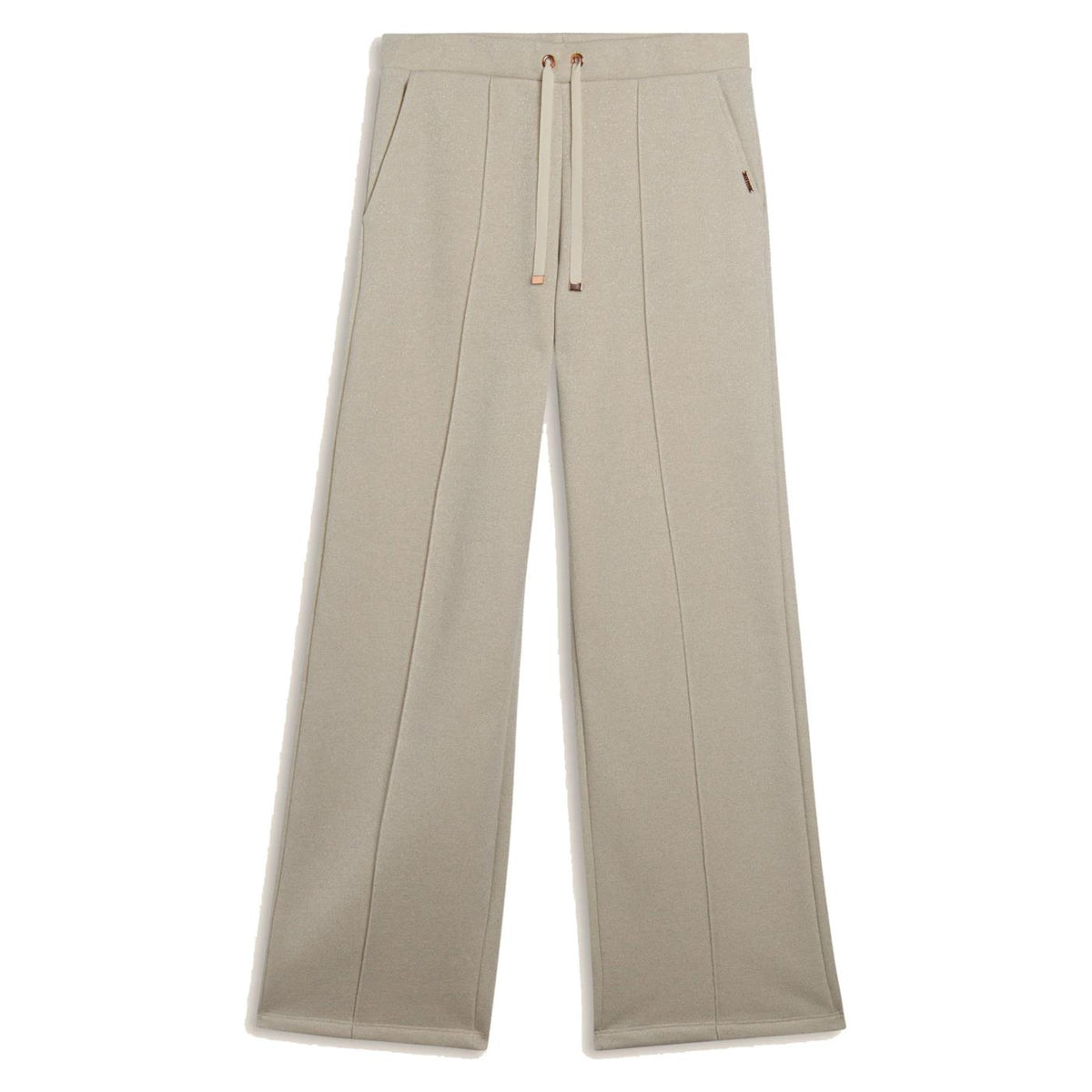 FREDDY SLOUNGE LUREX WIDE PANT - Beige - immagine principale