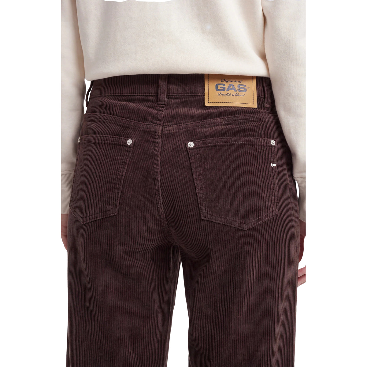 GAS JASMIN SOFT CORDUROY PANT - seconda immagine