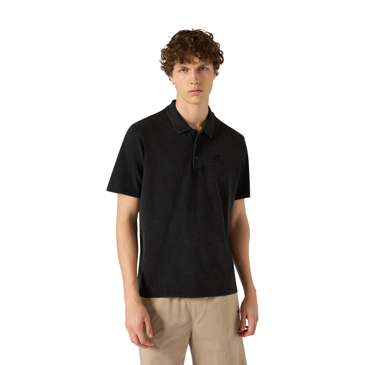 CHAMPION M POLO SHORT SLEEVE - Nero - immagine principale
