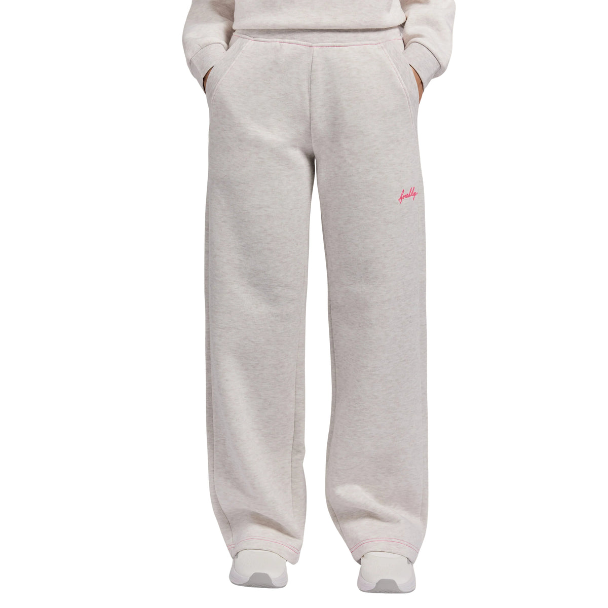 FREDDY W WIDE FLEECE PANTS - Grigio chiaro - immagine principale